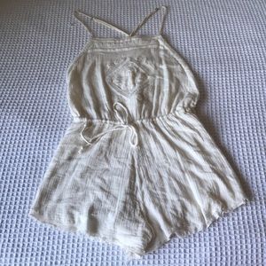 Brandy Melville white romper